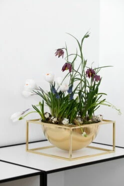 By Lassen Bol Kubus Centrepiece, Grand Modèle, Plaqué Or -Vitra Soldes 2024 byLassen Kubus Bowl centerpiece easter2019 2 300role